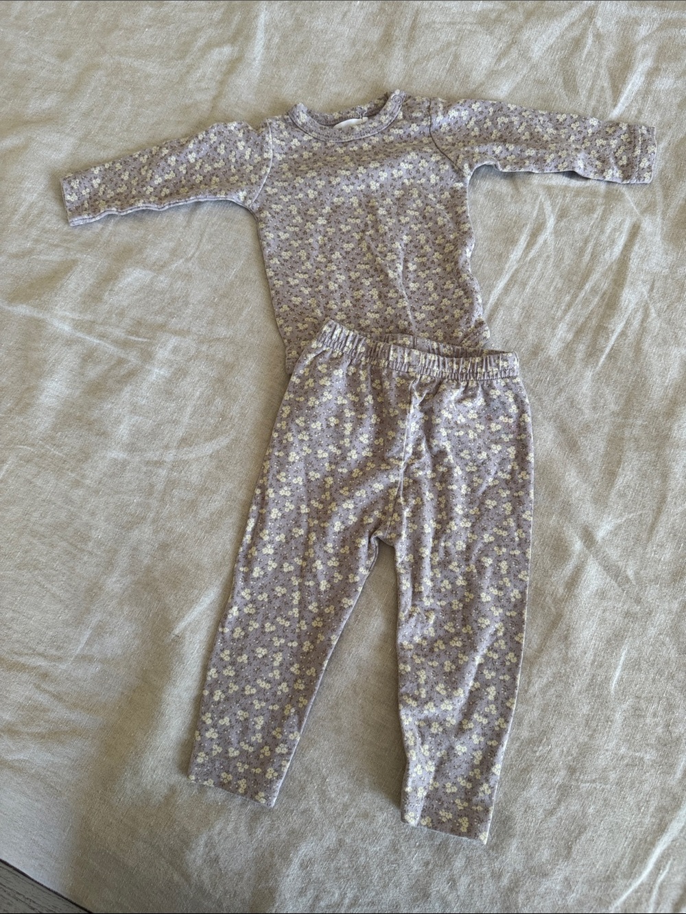 Jamie Kay Lavender Floral Kids Matching Set
